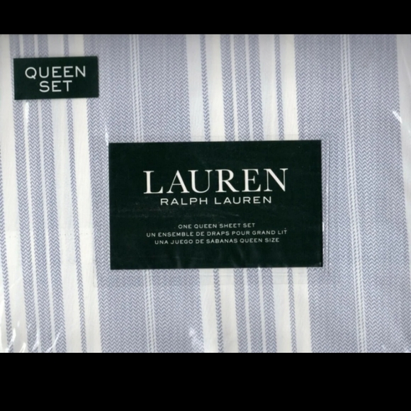 BRAND NEW RALPH LAUREN QUEEN LEO STRIPE
